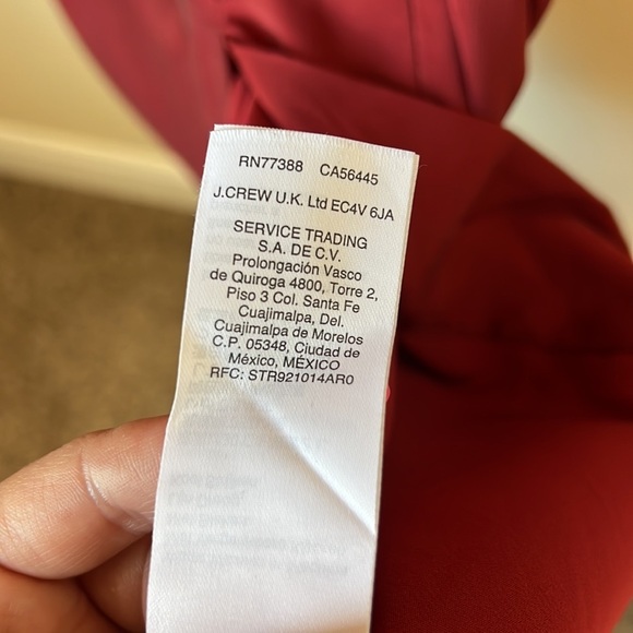 Universal Standards X J. Crew Maroon Midi Dress - Picture 7 of 8
